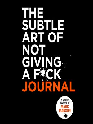 cover image of The Subtle Art of Not Giving a F*ck Journal